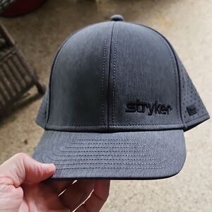 New Melin Men's A-Game Icon Hydro Performance Snapback Hat Grey STRYKER